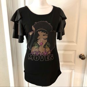 3/$20 NWT Sayany Thing ruffle sleeve blouse